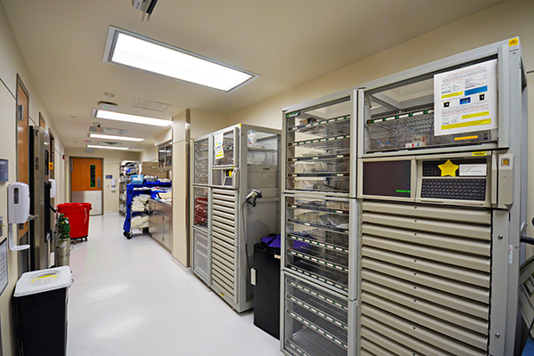 JPT Architect's finished design of an Operating Suite Storage Area at Geisinger Holy Spirit Hospital